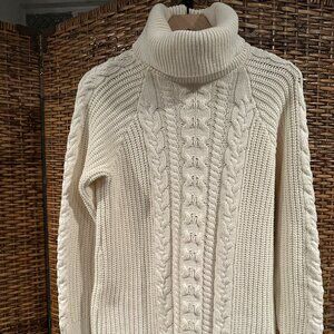 Gap Maternity Cable Knit Turtleneck Sweater